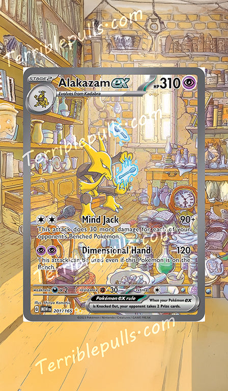 Alakazam EX 151 Extended Art