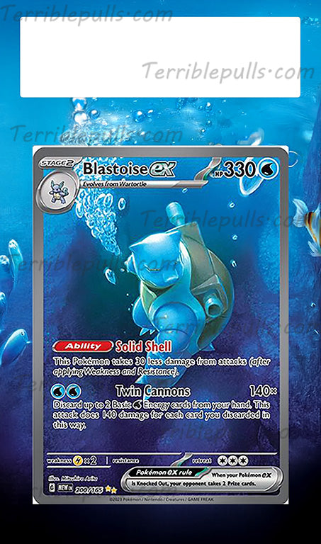 Blastoise EX 151 Extended Art