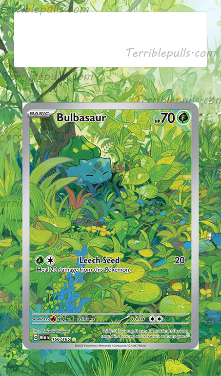 Bulbasaur 151 Extended Art