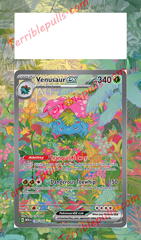 Venusaur EX 151 Extended Art