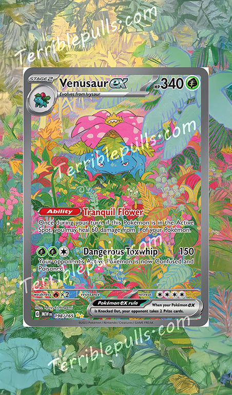 Venusaur EX 151 Extended Art