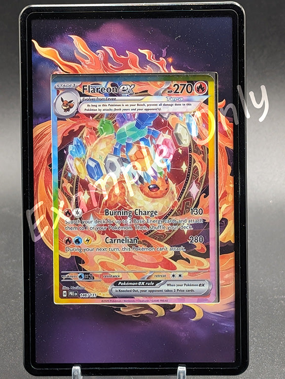 Flareon EX Prismatic Evolutions Extended Art