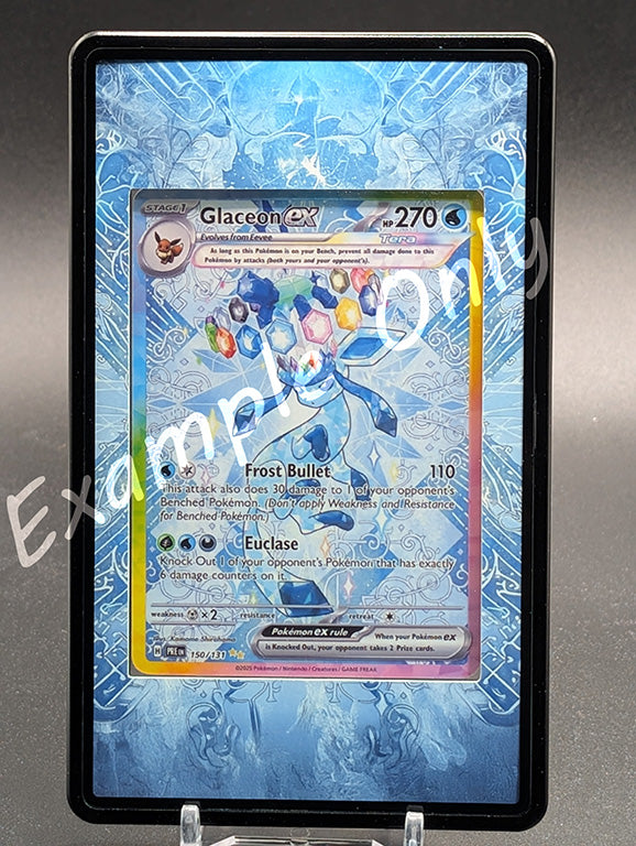 Glaceon EX Prismatic Evolutions Extended Art