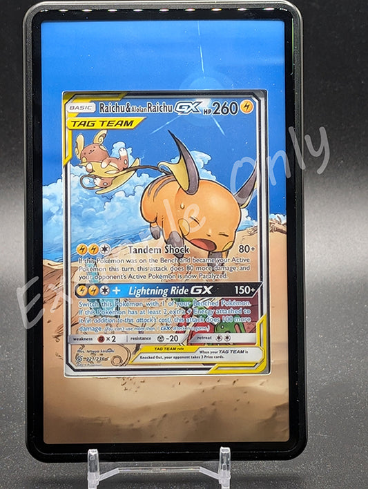 Raichu & Alolan Raichu GX Tag Team 221 Extended Art