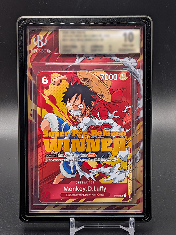 Monkey D. Luffy Pre-Release Winner Promo P-001 Extended Art