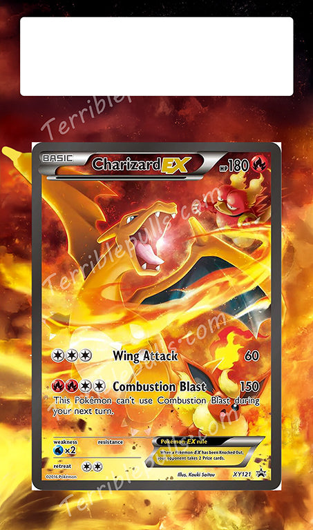 Charizard EX XY121 Promo Extended Art | Terrible Slabs – Terrible