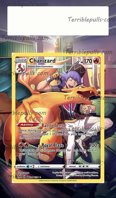 Charizard TG03 Lost Origin Extended Art