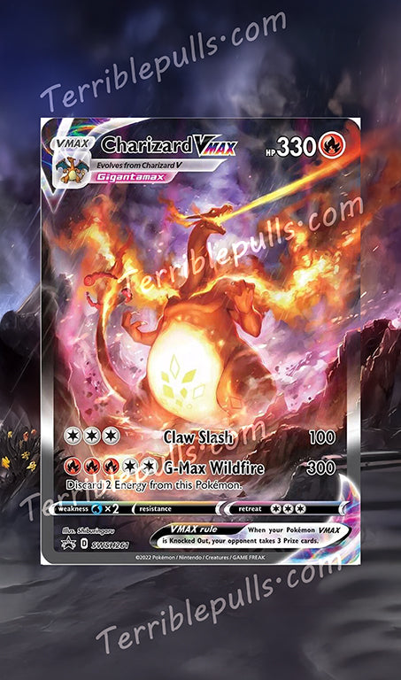 Charizard VMAX SWSH261 Promo Extended Art