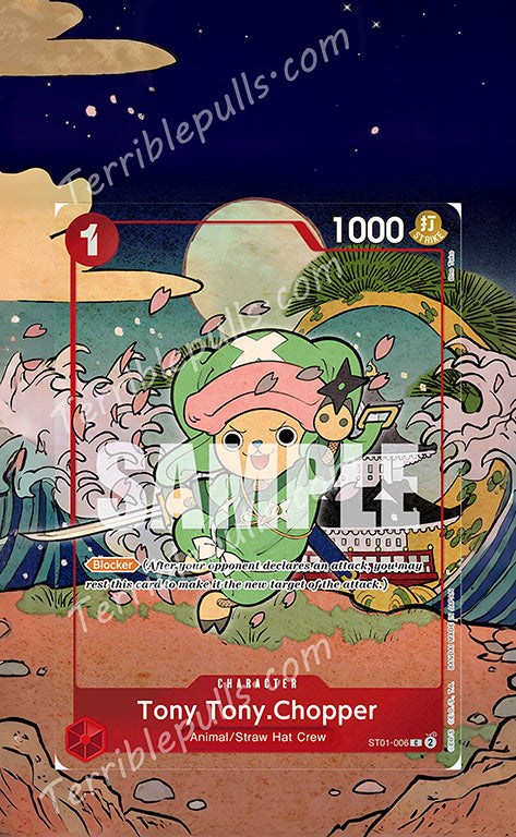Chopper English Version 1st Anniversary Set ST01-006 Extended Art
