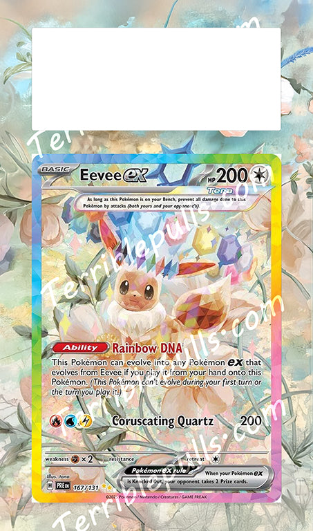 Eevee EX Prismatic Evolutions Extended Art