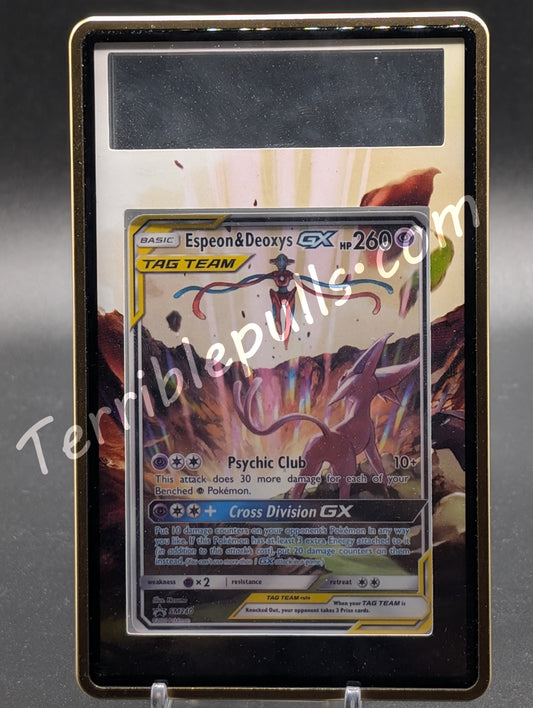 Espeon & Deoxys GX Tag Team SM240 Extended Art