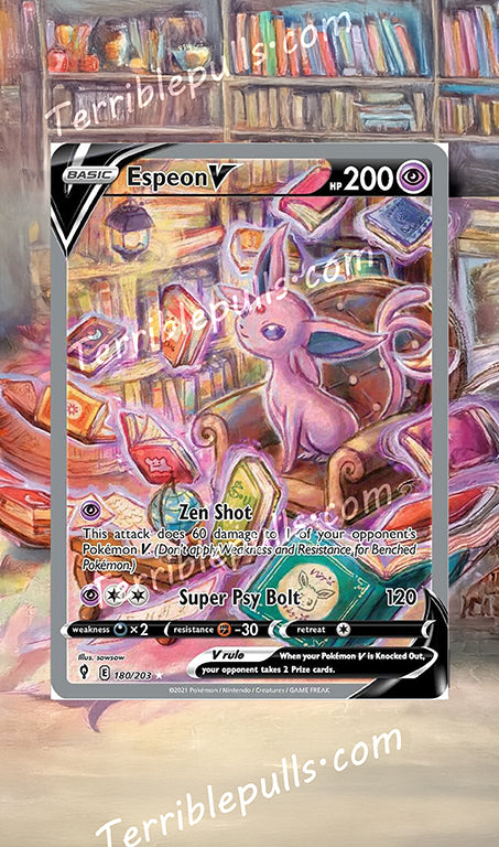 Espeon V Evolving Skies Extended Art