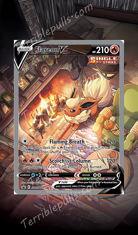 Flareon V SWSH179 Promo Extended Art