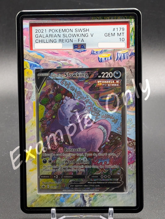 Galarian Slowking V Chilling Reign Extended Art