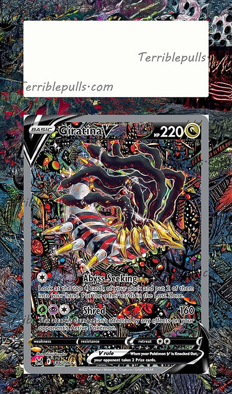 Giratina V Lost Origin Extended Art