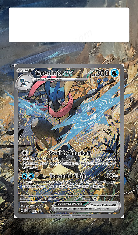 Greninja EX Promo Shrouded Fable Extended Art | Terrible Slabs