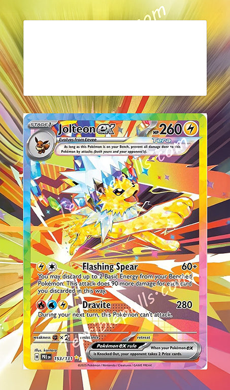 Jolteon EX Prismatic Evolutions Extended Art