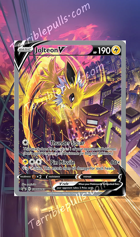 Jolteon V SWSH183 Promo Extended Art