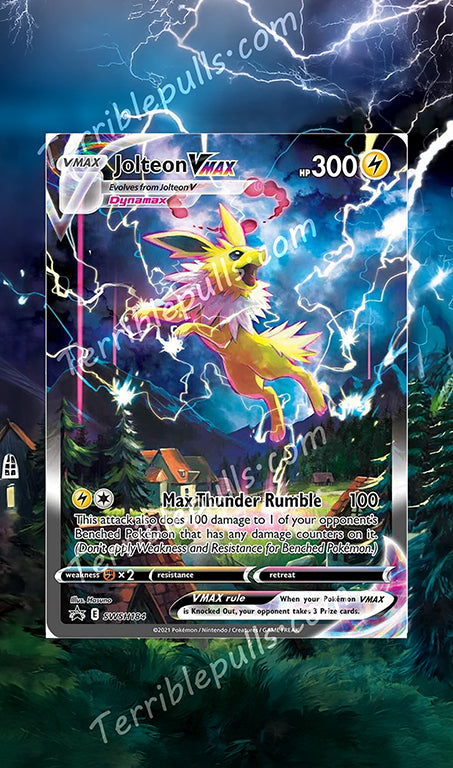 Jolteon Vmax SWSH184 Promo Extended Art