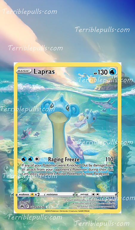 Lapras GG05 Crown Zenith Extended Art