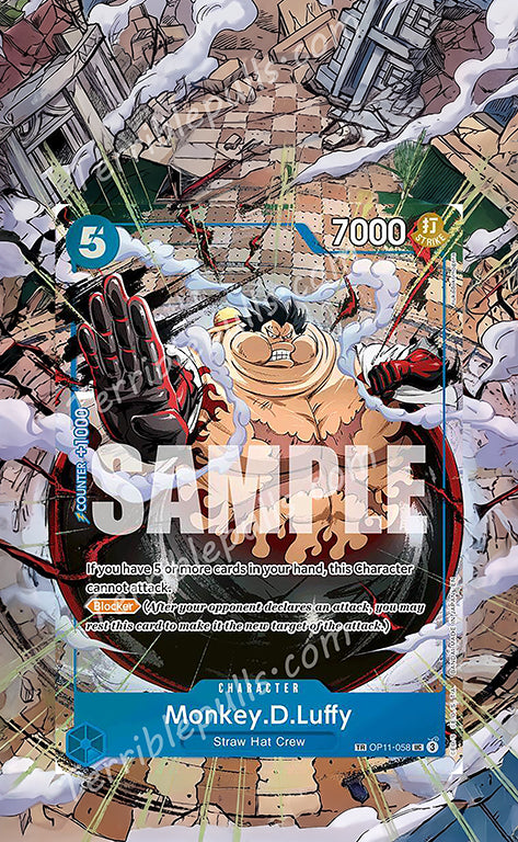 Monkey.D.Luffy TR OP11-058 OP13 Extended Art