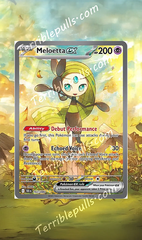 Meloetta EX 167 Extended Art