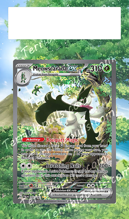 Meowscarada EX Paldea Evolved Extended Art