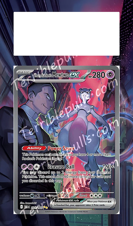 Mewtwo EX Destined Rivals Extended Art