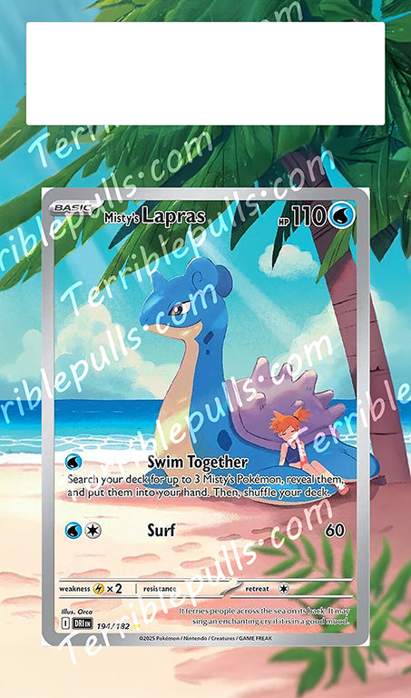 Misty's Lapras Destined Rivals Extended Art