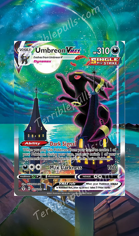 Umbreon VMAX Evolving Skies Extended Art