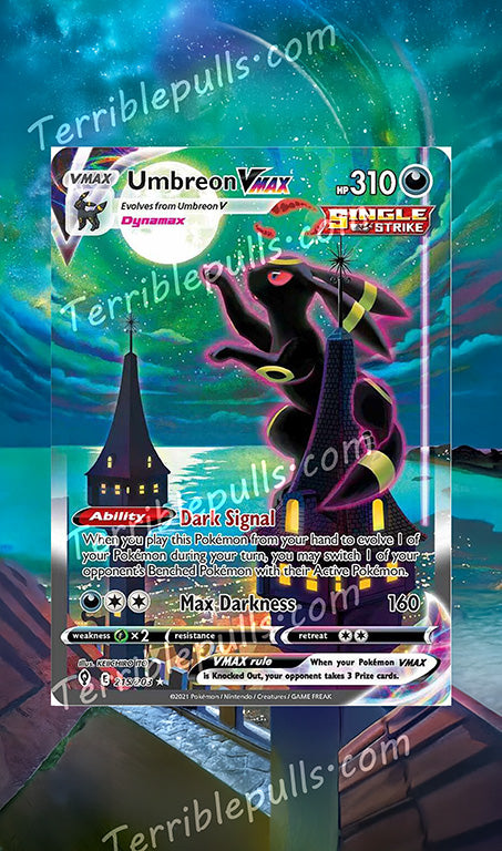Umbreon VMAX Evolving Skies Extended Art