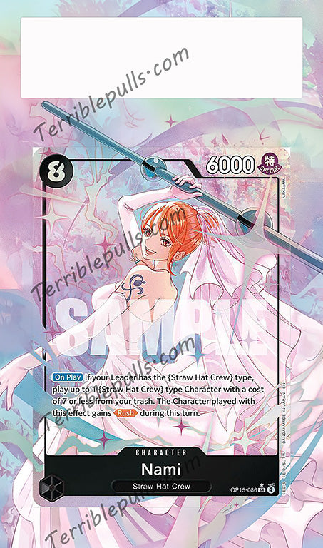 Nami Alt Art OP15-086 Extended Art One Piece Card | Terrible Slabs