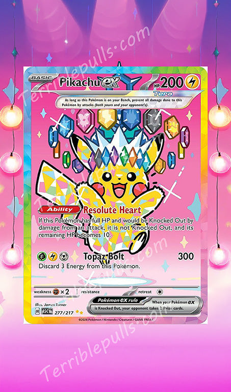 Pikachu EX 277/217 Extended Art