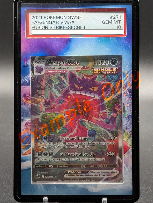 Gengar VMAX Alt Art Fusion Strike Extended Art