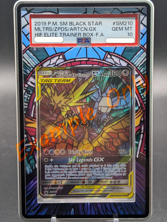 Moltres & Zapdos & Articuno GX Tag Team SM210 Extended Art