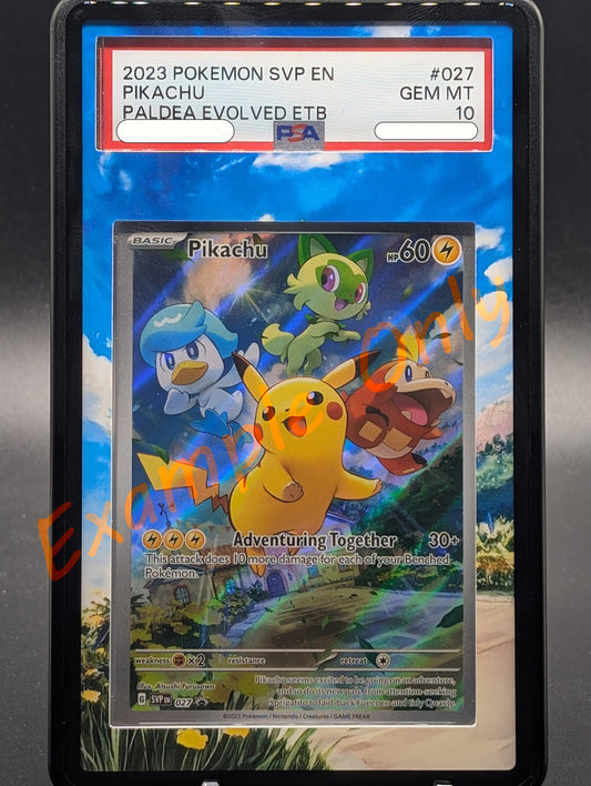 Pikachu 027 Promo Paldea Evolved Extended Art