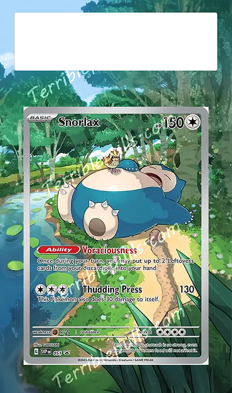 snorlax full art pokemon card (Art Rare) - 151 - 181/165 Colorless Rule snorlax full art pokemon card