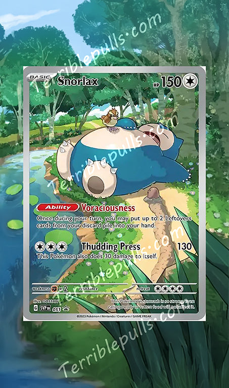 Snorlax 051 Promo Extended Art
