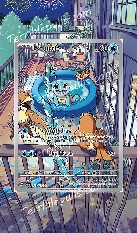 Squirtle Stellar Crown Extended Art