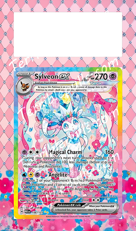 Sylveon EX Prismatic Evolutions Extended Art