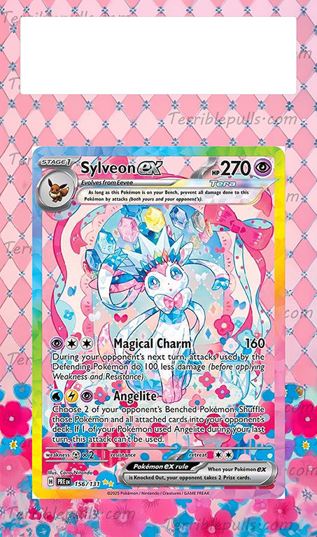 Sylveon EX Prismatic Evolutions Extended Art