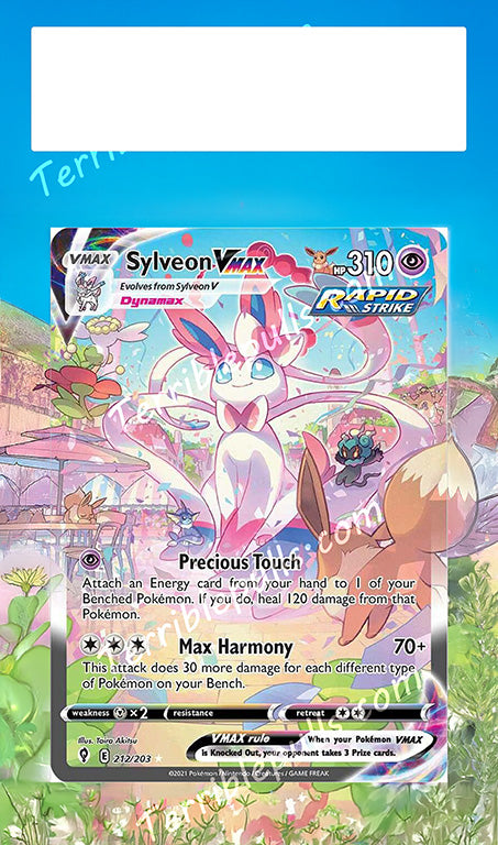 Sylveon VMAX 212 Alternate Art Extended Art