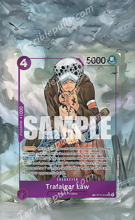 Trafalgar Law TR ST10-010 OP07 Emperors in the New World Extended Art