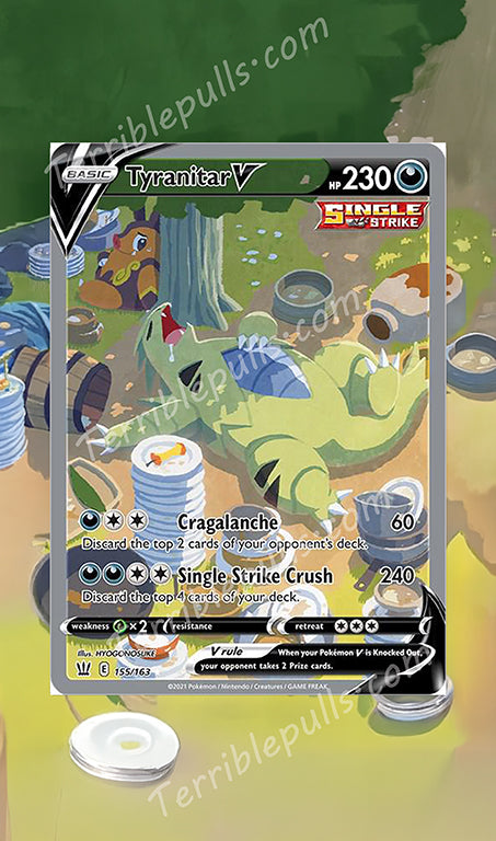 Tyranitar V 155 Extended Art