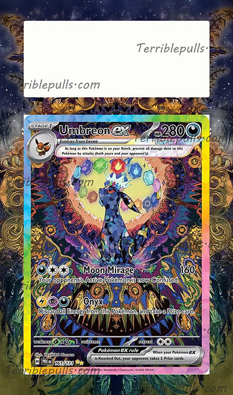 Umbreon EX Prismatic Evolutions Extended Art