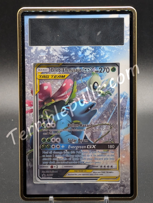 Celebi & Venusaur GX Tag Team SM167 Extended Art