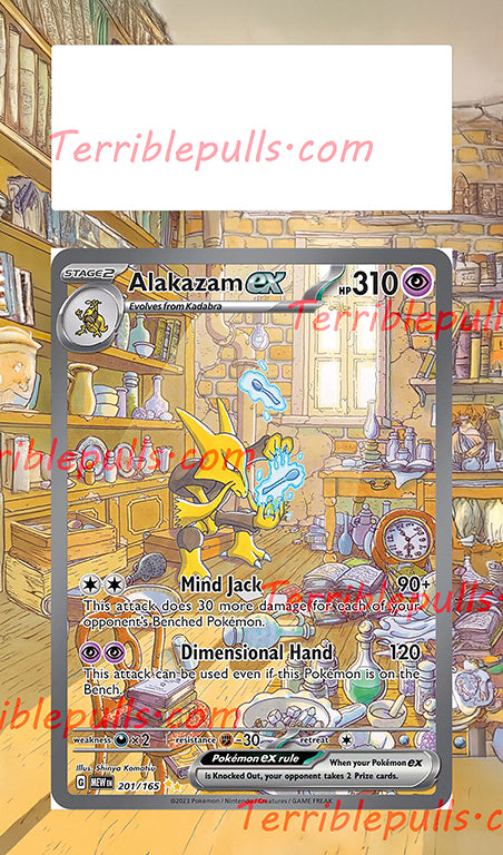 Alakazam EX 151 Extended Art