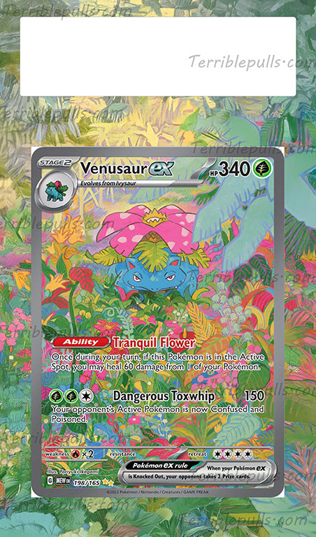 Venusaur EX 151 Extended Art