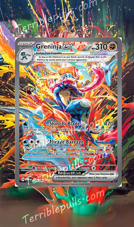 Greninja EX Twilight Masquerade Extended Art