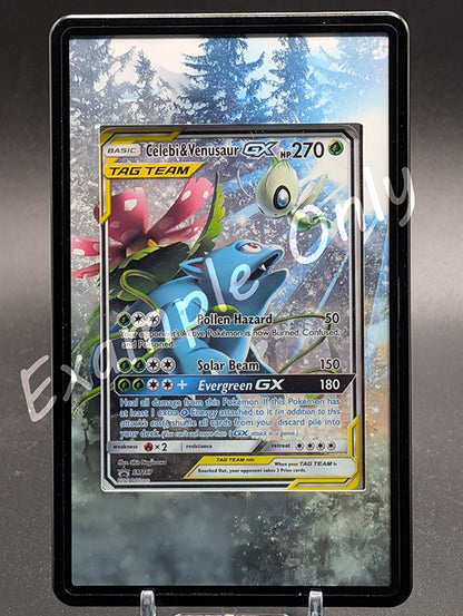 Celebi & Venusaur GX Tag Team SM167 Extended Art